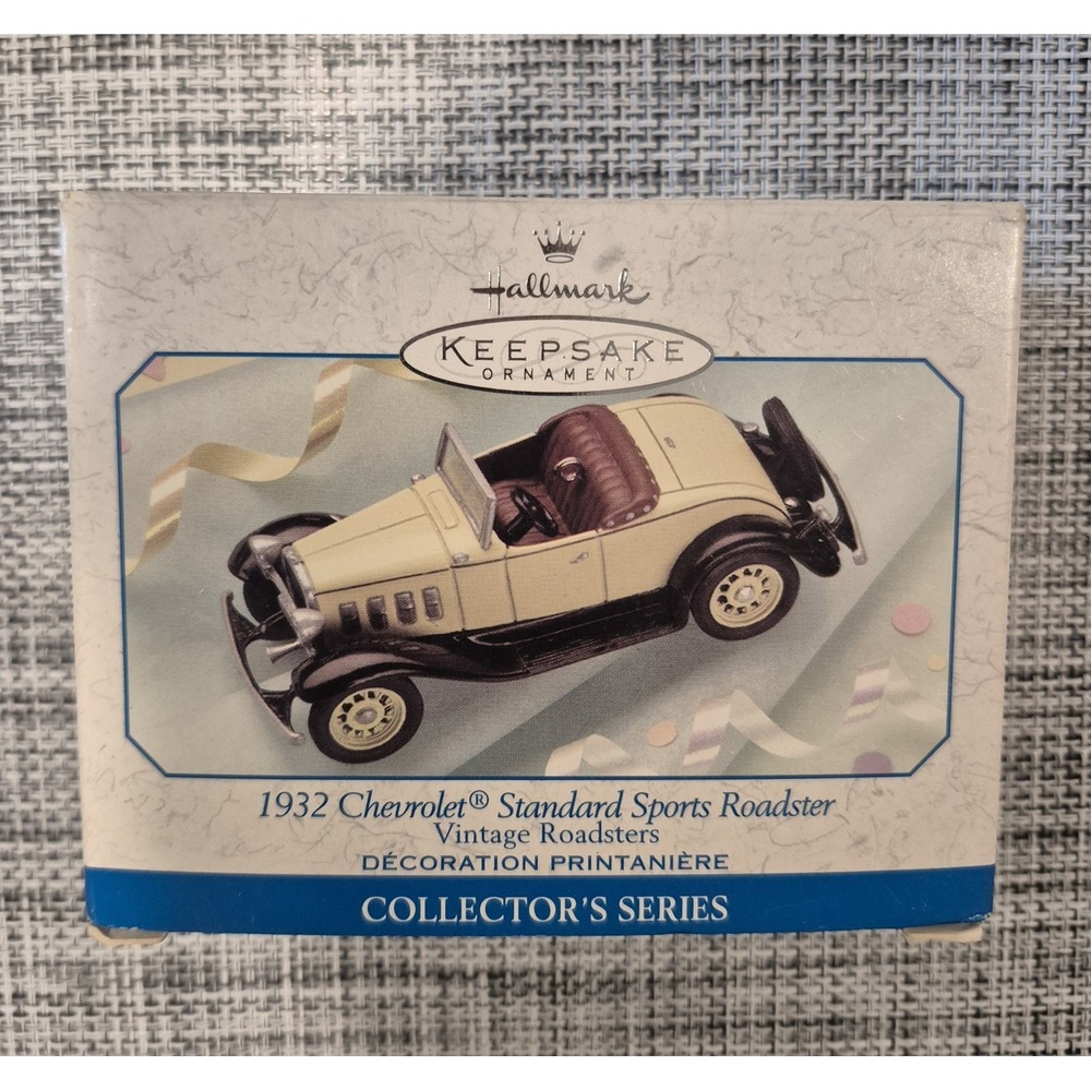 Hallmark Keepsake‎ Ornaments  Vintage Roadsters Series Lot Of 3 1999, 2000, 2001 - Picture 3 of 5